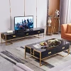 Luxury Furniture European Style Tv Stand Coffee Table Modern Furniture tables tv prices for Living Room in stock