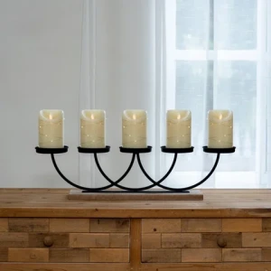 Luxury Look Metal Candle Stand Elegant For Home Hotel Table Top Lighting Decor Usage Cnadle Holder In Wholesale Price