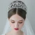 Import Luxury Silver Princess Tiara And Crowns Royal Pageant Party Wedding Crown Crystal For Bridal Headpiece from China