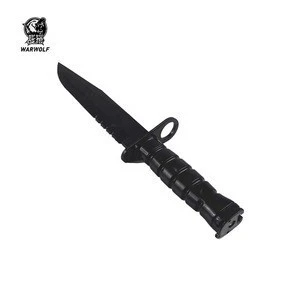 M10 factory price rubber sword toy tactical military knife with plastic knife