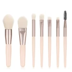 Macaron Matte Mini Makeup Brush Set Portable Soft Hair Makeup Brush