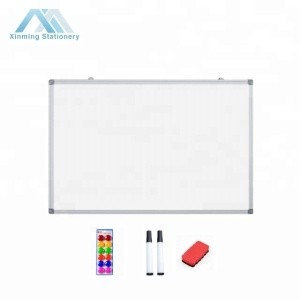 magnetic dry erase board wall mounted whiteboard set with marker duster magnets 90x60