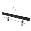 Mahogany Wooden Garment Hanger Pant Hanger with Clamp
