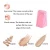 Import Makeup Tools Accessories 48Pcs Cosmetic Sponge Blenders Makeup Sponge Wedges Triangle Powder Puff for Foundation Cream Powder from China