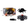 Manufacture of  custom spider horror toy animal crawl in wall remote control spiderfor Halloween