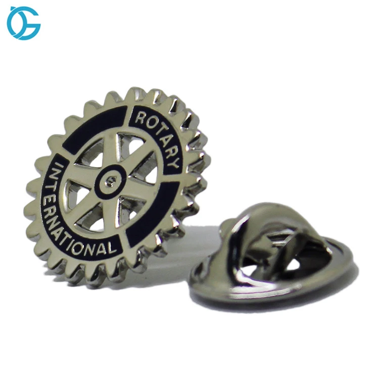 Manufacturers China Metal Rotary Badge Enamel Custom Lapel Pin