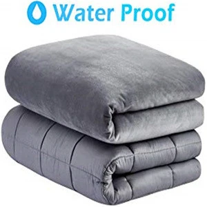 mass dropshipping washable 7lb canada comforter weighted blanket