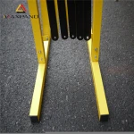MAXPAND Temporary Parking Crowd Control Scissor Barricade Fence Stand Road Safety Traffic Portable Folding Expandable Barrier