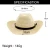 Import Mayfair hot selling wholesale custom logo Australia straw hat beach lifeguard cowboy cowgirl natural grass straw hat from China