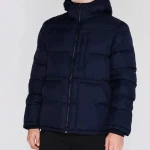 Mens Reversible Puffer Jacket Winter Jacket with Hooded Canvas Outdoor Fabric Cheap Price Customizable New Condition Material