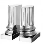 Metal home pillar bookend