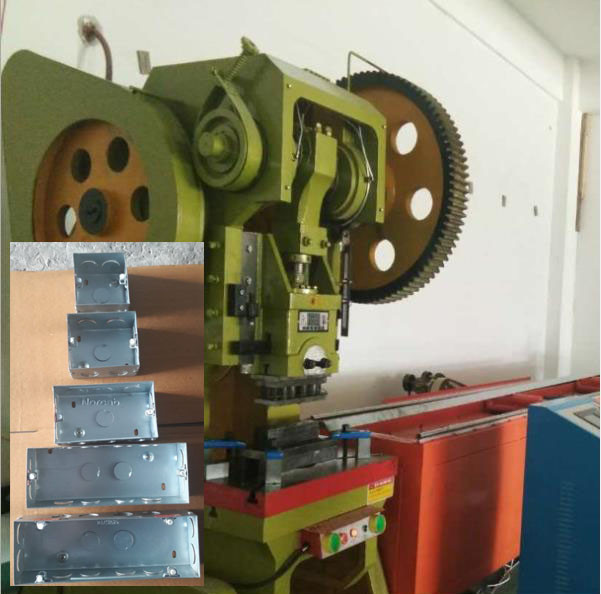 Buy Metal Switch Junction Conduit Socket Box Making Punching Machine ...