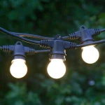 mini E27 Wholesale novelty low voltage head warm white decoration hanging outdoor patio edison led globe bulbs string lights