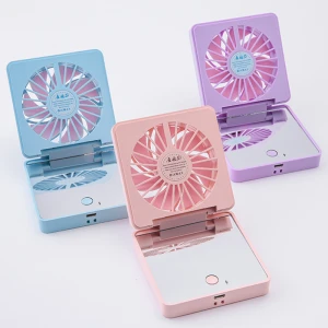 Mini Hand Held Fan Portable Personal Small Fan USB Rechargeable for Travel Outdoor Camping Hiking