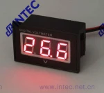 Mini voltmeter,Electrical instrument Voltmeter DC 15~120V ,LED voltmeter waterproof voltage meter
