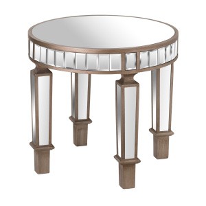 mirrored living room furniture crushed diamond mirrored side table