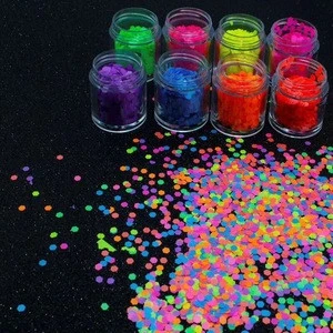 mixed color cosmetic body glitter,bulk fluorescent glitter powder