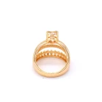 Mixed wholesale dainty zircon setting rings wedding fine ring fashion women fine jewelry rings