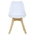 Import Modern Cheap Emas Leisure Chairs Dining Chair With Upholstered Seat and Wooden Legs from China