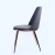 Import Modern classic style living room furniture stainless steel legs metal frame industrial pu hotel dining chair from China