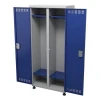 Modern Custom Sports Clothes Storage Athletic Metal Locker Cabinet Gym School Steel Locker with Sitting Bench