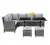 Import Modern design outdoor garden furniture poolside rattan sofa set from China