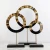 Modern elegant high end ring shape desktop decor accessories decorative home accessories