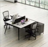 modern fashion white office partition 2/4/6 seater workstation table desk