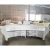 Import Modern High Glossy White Reception Counter Office Shop Beauty Salon Reception Table Front Desk from China