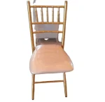 Modern Iron Folding Chiavari Chair Wholesale Tiffany Style for Banquets Restaurants Outdoor Living Rooms Events Parties
