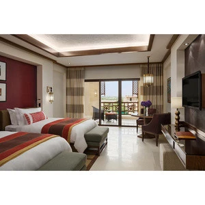 Modern king size hotel bed for 5 stars hotel bedroom