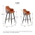 Import Modern leather high chair bar stools chair from China