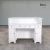 Import Modern Luxury Beauty Salon Furniture Wooden High Gloss White Front Reception Desk Counter Table from China