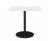 Import Modern luxury  restaurant table metal base square marble top dining table from China