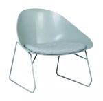 Modern Office Furniture Leisure Sofa Chair Plastic Lounge Coffee Shop Leisure Living Room Furniture Home Furniture One Seat