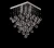 Import Modern Suspended Crystal Pendant Light K9 Clear Ball Crystal Glass Indoor Hotel Decor from China