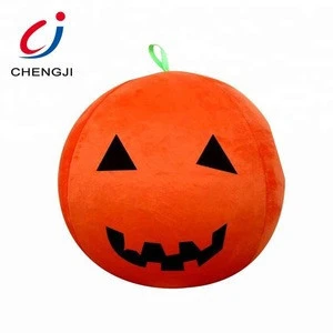 Most popular 9 inch plush inflatable ball pumpkin halloween bulk toys