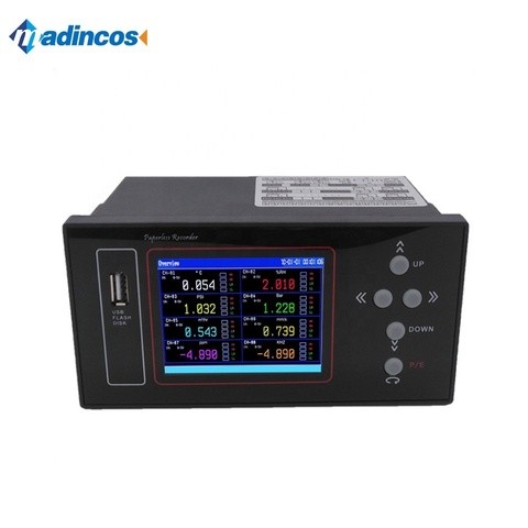 MPR500S:8 or 16 Channel Multi-Channel Programmable and Universal Input PT100/Thermocouple/Process Data Logger with LCD Display
