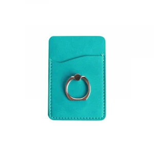 Multi Colors Leather Wallet Pocket Cell Phone Card Holder with Ring Stand for Mobile Devices