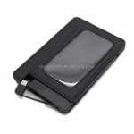 Multi Function promotion pu credit cards money clip wallet with integrative power bank 20000mah