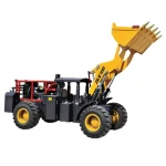 Multi-purpose machine with high unloading power and time-saving wheel loader with accessories