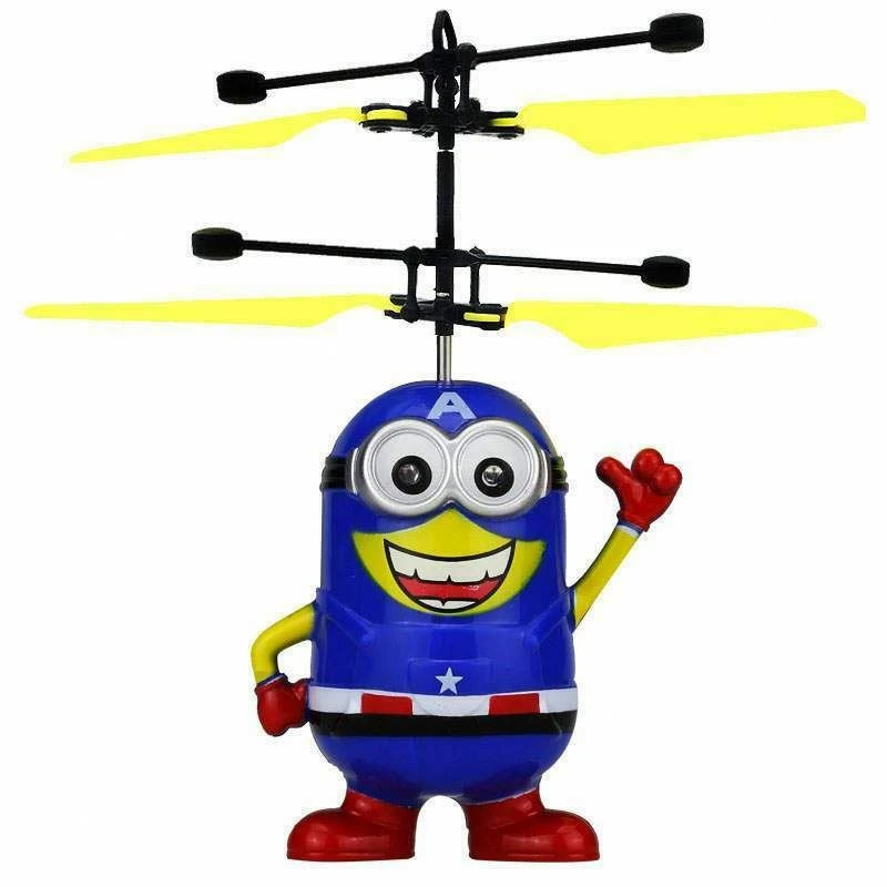 Multicolor Waterproof flying helicopter toy for adult sample free