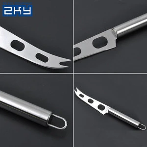 Multifunction Cheese Knife With Forked Tip Serrated Kitchen Cooking Tools Stainless Steel Cutting Cheese Butter Pizza