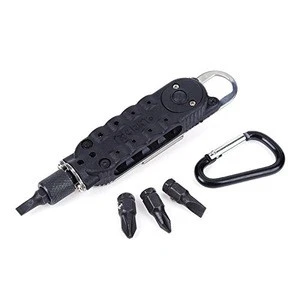 Multifunction Magic Screwdrivers Outdoors Tool Mini Portable LED Light Opener Climbing Buckle With Slot Hex Screwdriver