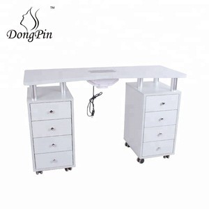 nail manicure table with vacuum for beauty salon