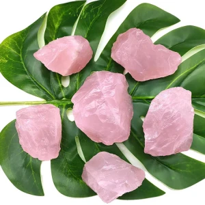 Natural artificial crystal raw stone crystal rose quartz raw stone used in new product processing