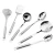 New 7 Pieces Stainless Steel Cooking Kitchen Utensils Tool Complete Set