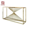 New Arts Stainless steel Console Table for hotel home of gold luxury modern design