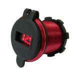 New car and motorcycle metal modified usb car charger QC3.0 smart fast charge mobile phone Voltage display car charger