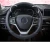 Import New cartoon car steering wheel cover linen carbon fiber leather handlebar cover from China